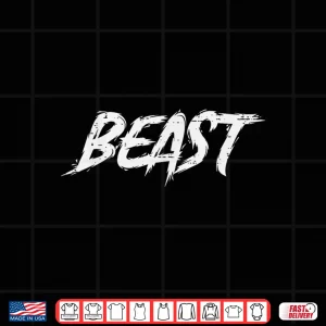 Design Workout Beast Gym Bodybuilding Training Fitness Men Women Shirt