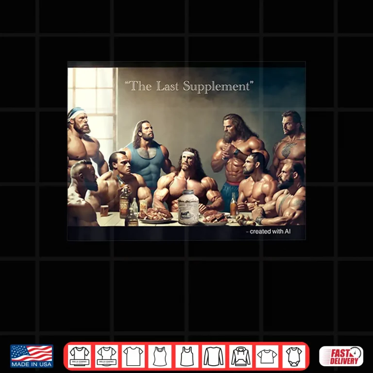 Design The Last Supplement Funny Bodybuilding Tee Design Shirt