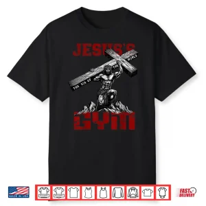 Christian Workout Tee Jesus’S Gym Bodybuilder Motivation Shirt