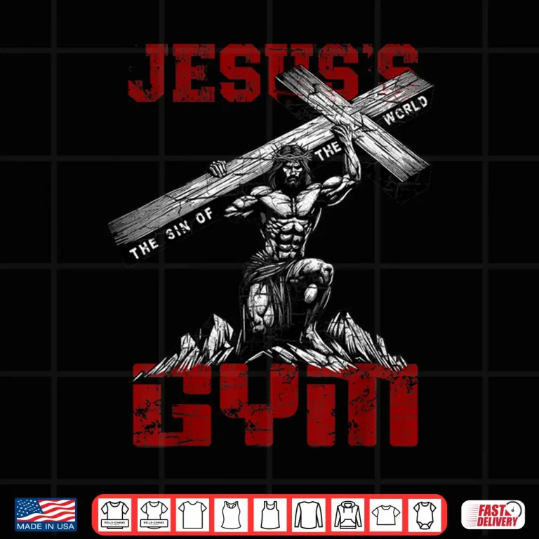 Design Christian Workout Tee Jesuss Gym Bodybuilder Motivation Shirt