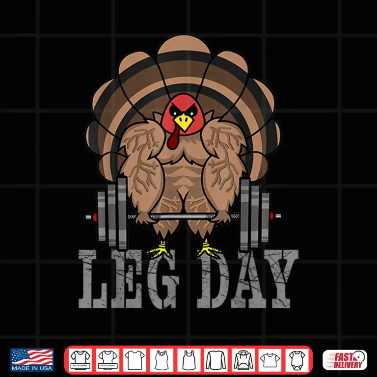 Design Funny Deadlifting Turkey Thanksgiving Leg Day Deadlift Shirt