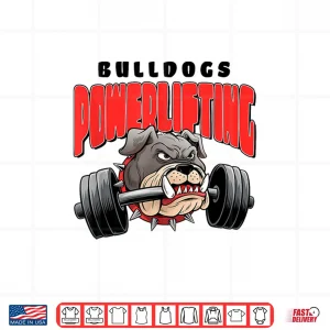 Design Gym Bro Bulldog Bodybuilding Powerlifting Deadlift Workout Shirt