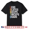 Lgbtq Legs Glutes Biceps Triceps Quads Gym Gay Lesbian Shirt