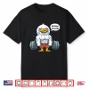No Pain No Gain Funny Duck Gym Workout & Fitness Training Shirt