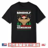 Brodolf Funny Christmas Buff Reindeer Gym Bodybuilding Xmas Shirt