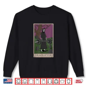 Sweatshirt Bodybuilding Deadlifter Tarot Card Strength Training Shirt