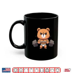 Mug Bear Bodybuilder Bodybuilding Muscle Gym Weightlifting Bear Shirt