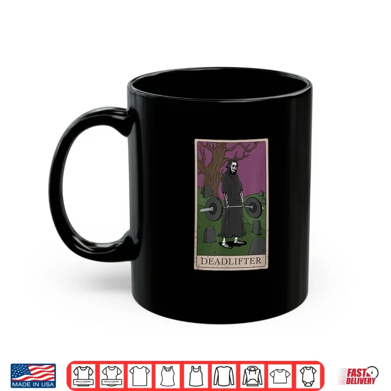 Mug Bodybuilding Deadlifter Tarot Card Strength Training Shirt