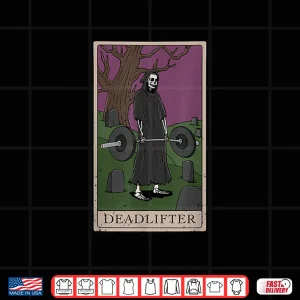 Design Bodybuilding Deadlifter Tarot Card Strength Training Shirt