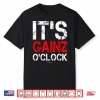 Funny Bodybuilding Tshirts Its Gains Oclock ( Gainz ) Shirt