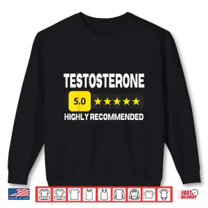Sweatshirt Funny Testosterone Test Testo TRT Therapy Bodybuilding Humor Shirt