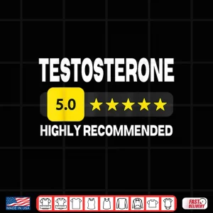 Design Funny Testosterone Test Testo TRT Therapy Bodybuilding Humor Shirt