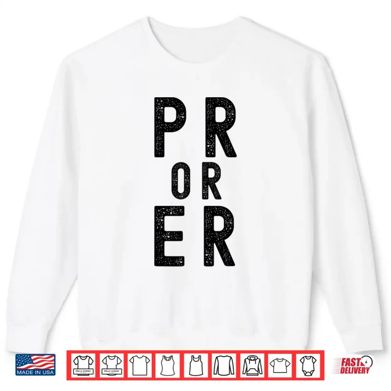 Sweatshirt PR Or Er cool Mens Weightlifting Bodybuilding Fitness Gym Shirt