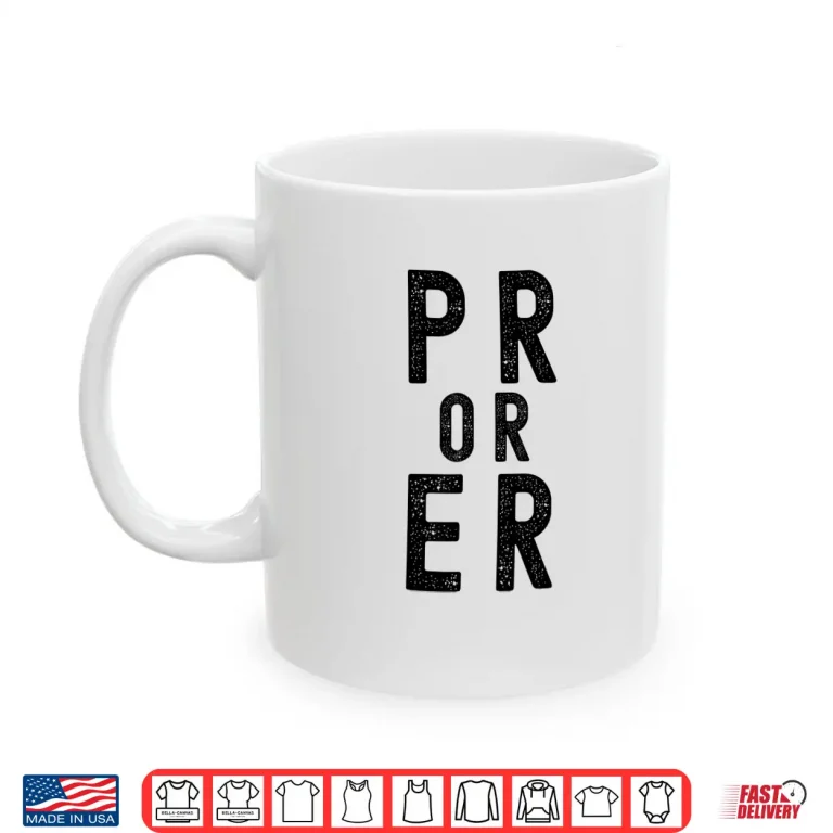 Mug PR Or Er cool Mens Weightlifting Bodybuilding Fitness Gym Shirt