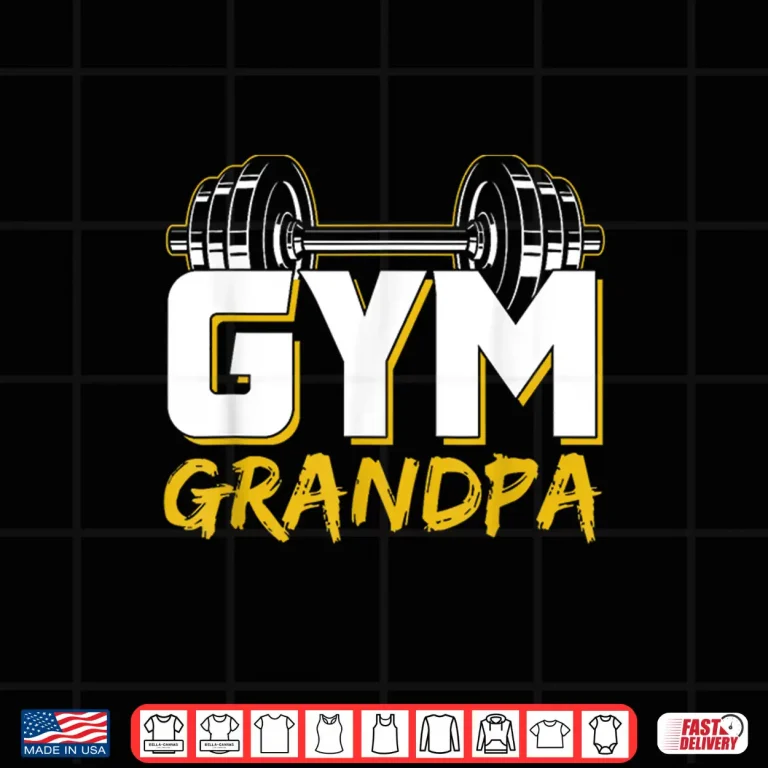 Design Gym Grandparent Workout Training Fitness Weightlifting Design Shirt