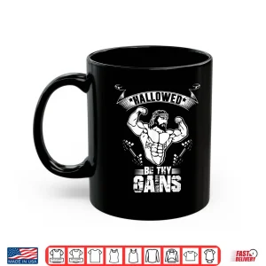 Mug Jesus Bodybuilding Weight Lifting Christian Graphic Funny Shirt