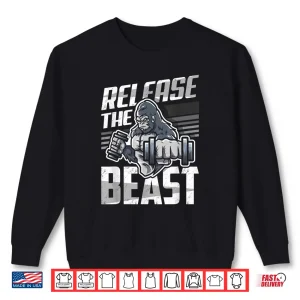 Sweatshirt Release The Beast Bodybuilder Sport Bodybuilding Gift Shirt