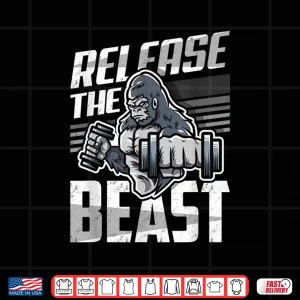 Design Release The Beast Bodybuilder Sport Bodybuilding Gift Shirt