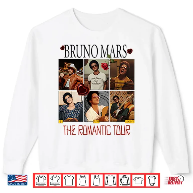 Sweatshirt Bruno Mars The Romantic Tour Shirt