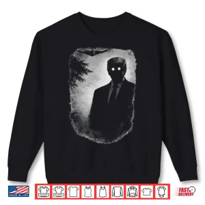 Sweatshirt Dark Shadow Figure Mysterious Silhouette Trump Shirt