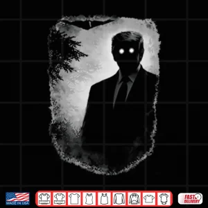 Design Dark Shadow Figure Mysterious Silhouette Trump Shirt