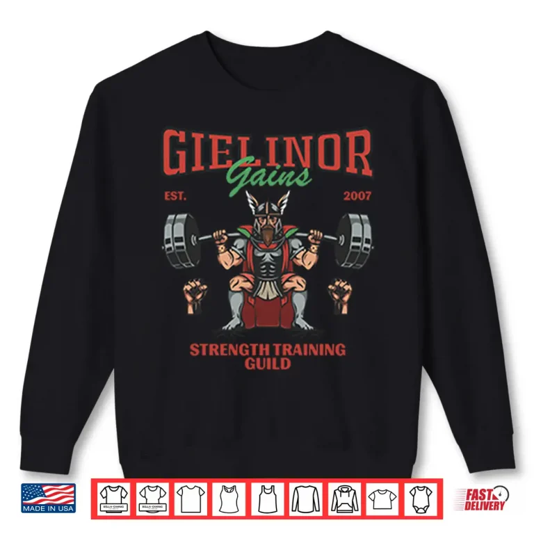 Sweatshirt Gielinor Gains Strength Training Guild RuneScape Shirt
