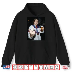 Hoodie Jack Hughes Middle Finger Shirt