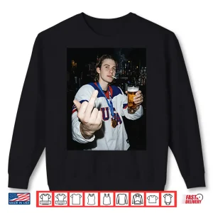 Sweatshirt Jack Hughes Middle Finger Shirt