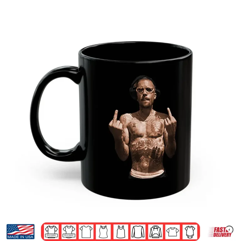 Mug Justin Bieber Middle Finger Shirt