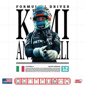 Design Kimi Antonelli F1 Racing Shirt
