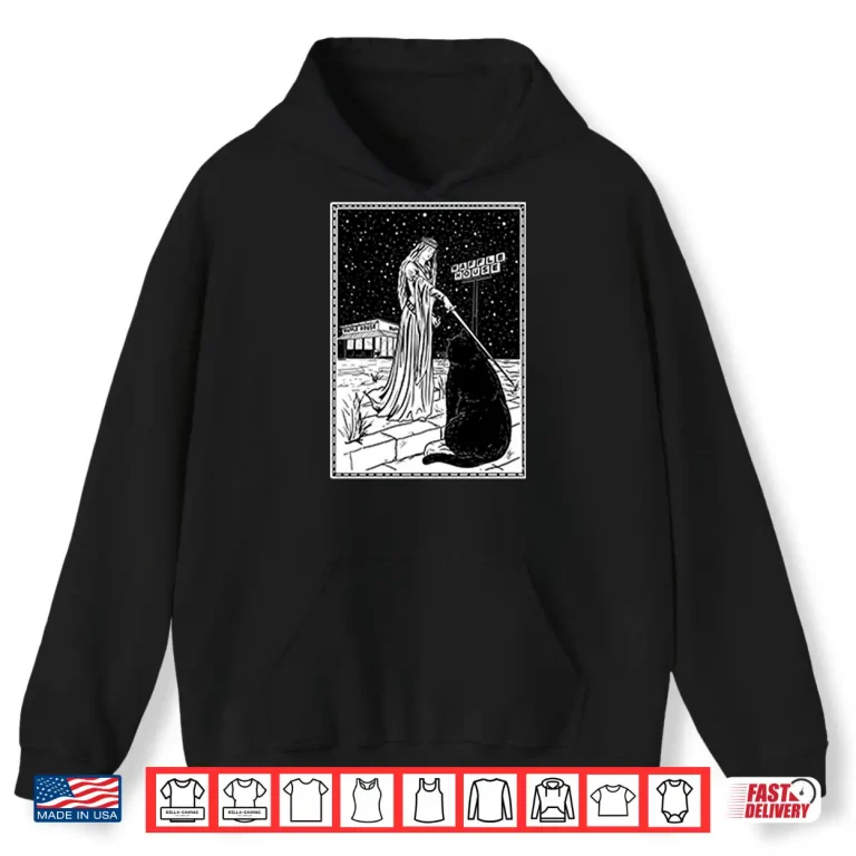 Medieval Cat Waffle House Tarot Style Shirt 1 Hoodie Medieval Cat Waffle House Tarot Style Shirt