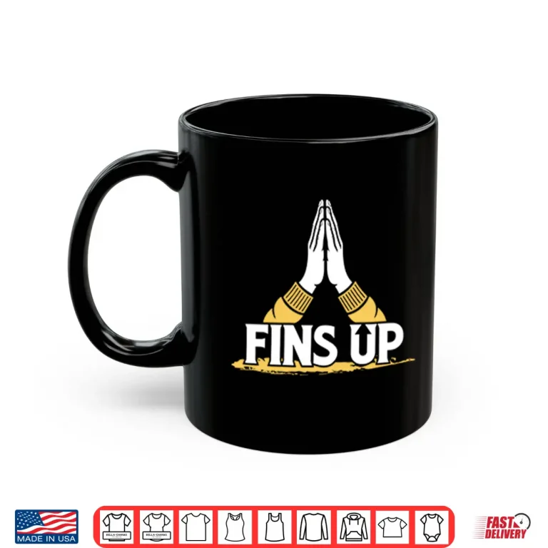 Mug Long Island University Sharks Fins Up Shirt