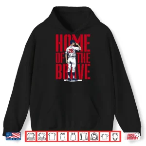 Hoodie Raisel Iglesias Home Of The Brave Shirt