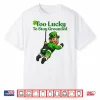 Too Lucky To Stay Grounded Leprechaun Bungee Jumping Shirt