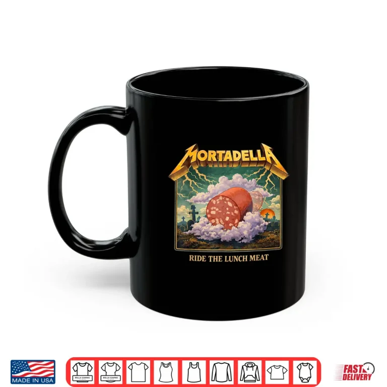 Mug Mortadella Ride The Lunch Meat Italian Food Funny Shirt