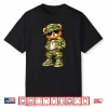 Camo Hip Hop Teddy Bear Camouflage Gangsta Cool Streetwear Shirt