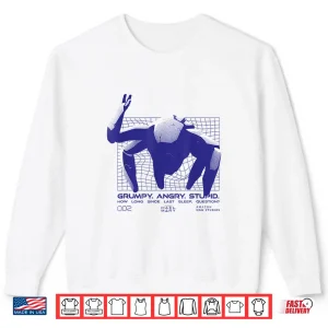 Sweatshirt Grumpy. Angry. Stupid Shirt