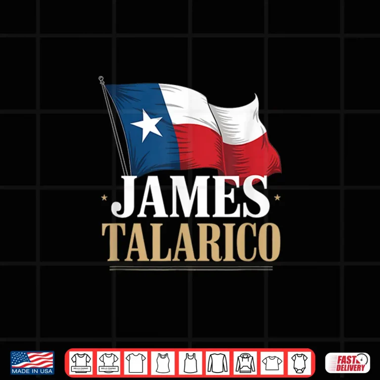 Design James Talarico Texas Democrat Political Texas Flag Shirt