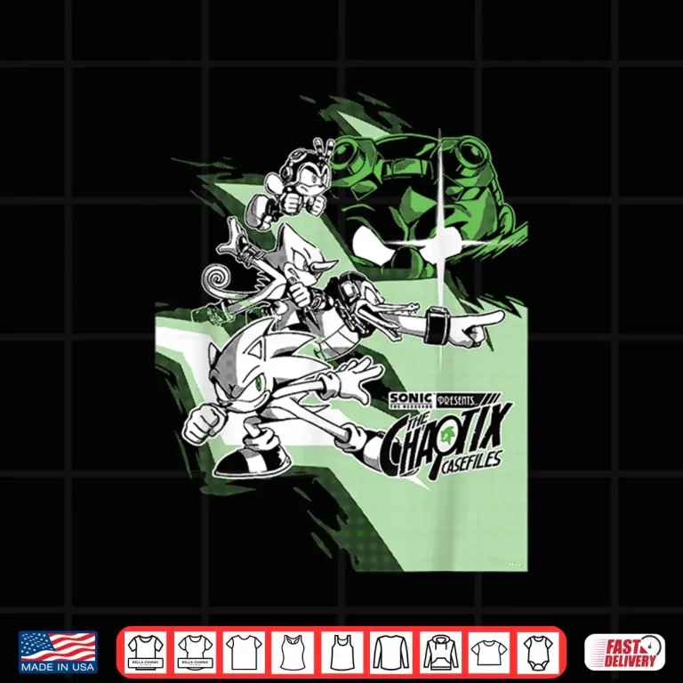 Design Sonic the Hedgehog Chaotix Casefiles Episode 7 Shirt