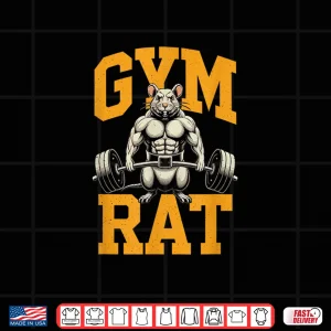 Design Gym Rat Meaning Gym Rat Costume Weight Lifting Identity Shirt