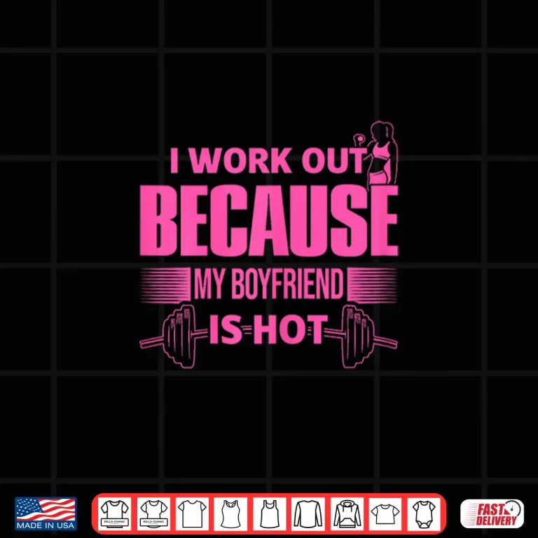 Design I Workout Because My Partner Is Hot Fitness Graphic Shirt