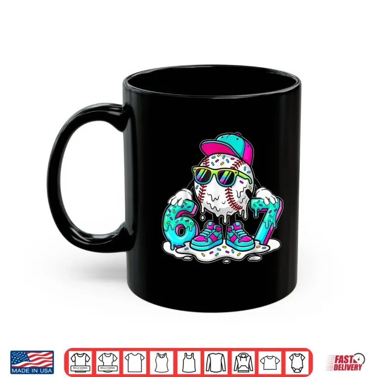 Mug 67 Baseball Life Style 101 Apparel Youth Drip Baseball Boys Shirt