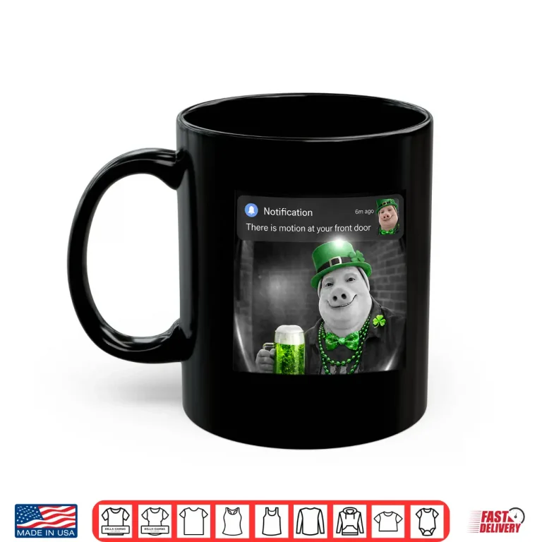 Mug Funny St Patricks Day John Pork with Motion Meme Shirt