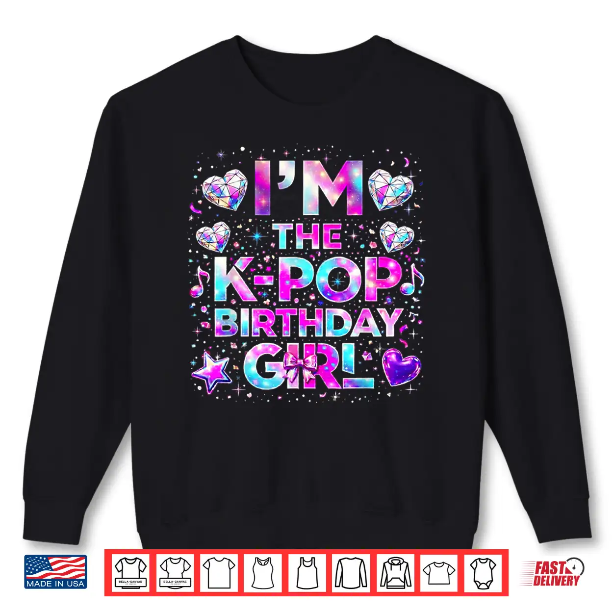 I’M The K Pop Birthday Girls Korean Music Shirt I’M The K Pop Birthday Girls Korean Music Shirt