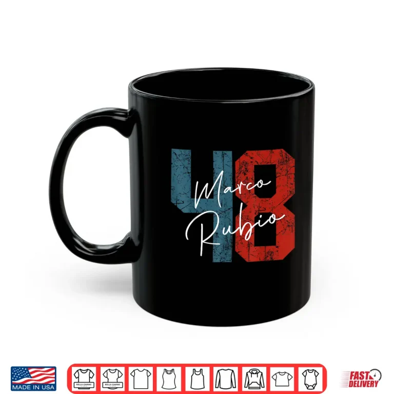 Mug Marco Rubio 2028 President 48 US Republican Election Retro Shirt