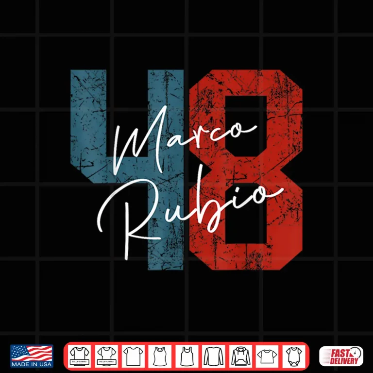 Design Marco Rubio 2028 President 48 US Republican Election Retro Shirt