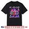 6Th Birthday K Pop 6 Year Old Korean Music Birthday Kpop Shirt