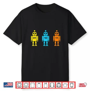 Funny Binary Robot Shirt