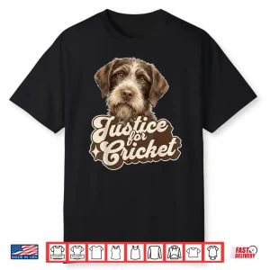 Justice For Cricket Dog Lover Retro Vintage Shirt