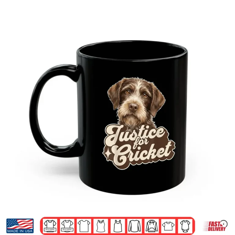 Mug Justice for Cricket Dog Lover Retro Vintage Shirt